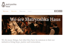 Tablet Screenshot of matryoshkahaus.com